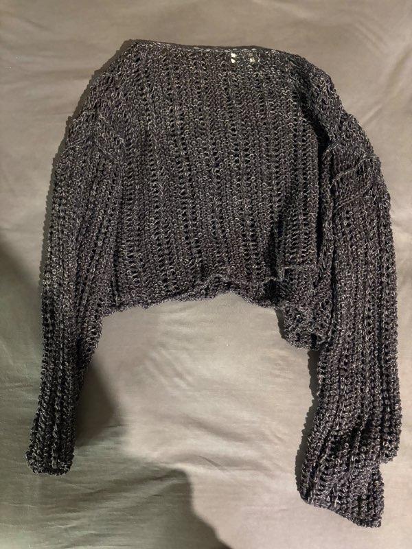 svört knit peysa