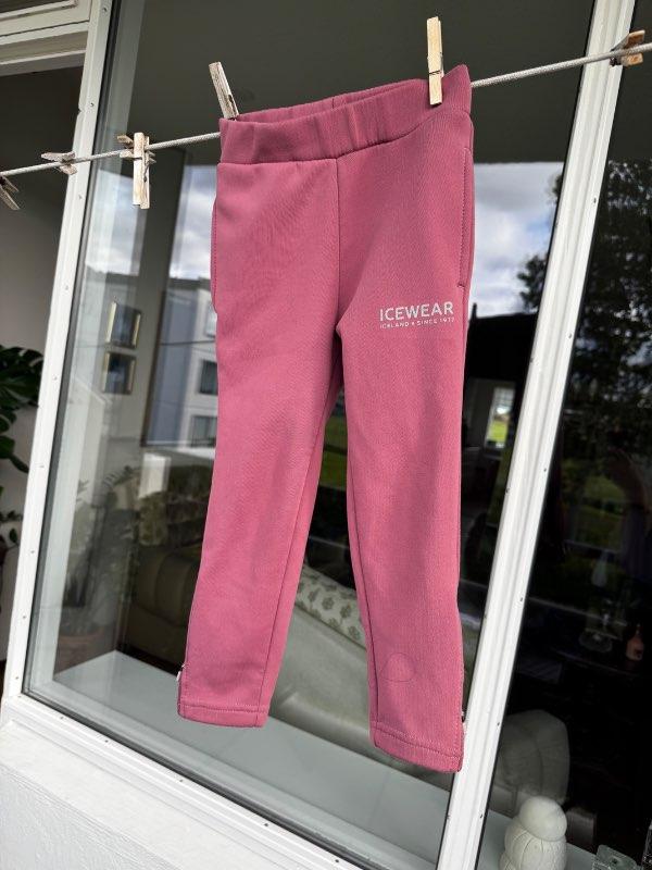 Icewear flýsbuxur bleikar st:98/104