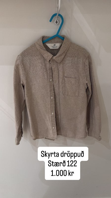 122 dröppuð skyrta