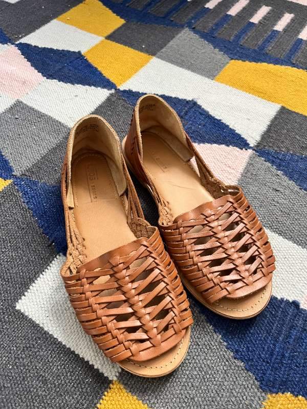ASOS faux Leather Huarache Sandal