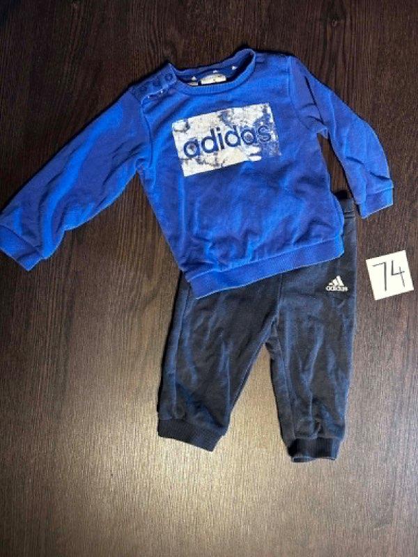 Adidas blátt sett