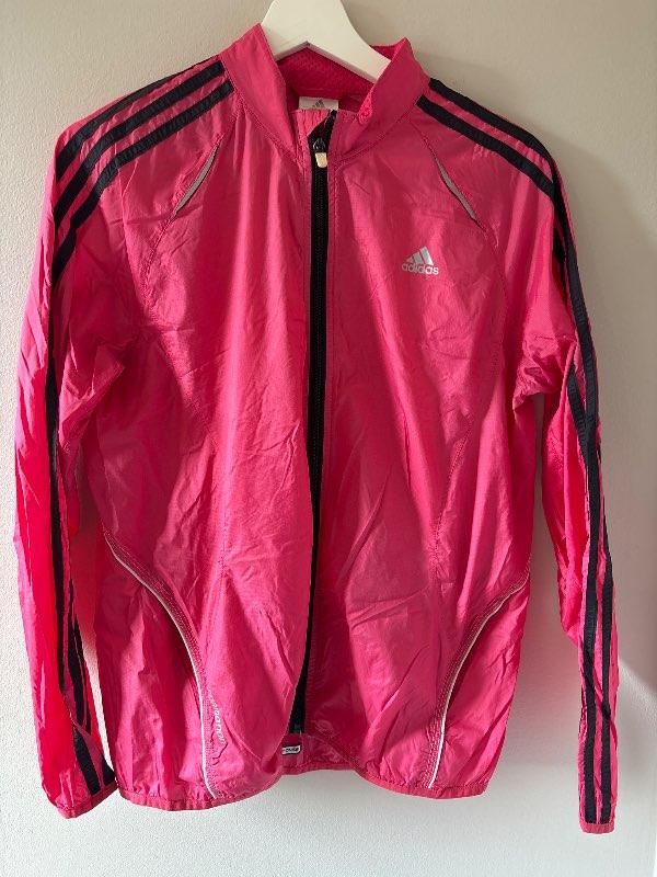 Adidas hlaupajakki bleikur