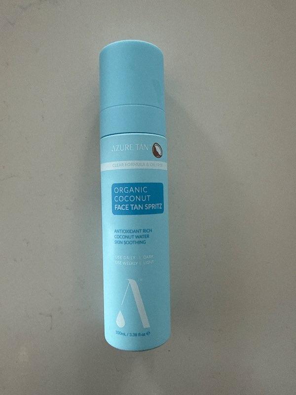 Azure face tan spray