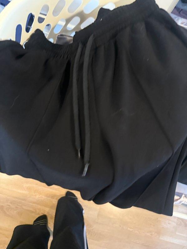 Bershka svartar cozy buxur