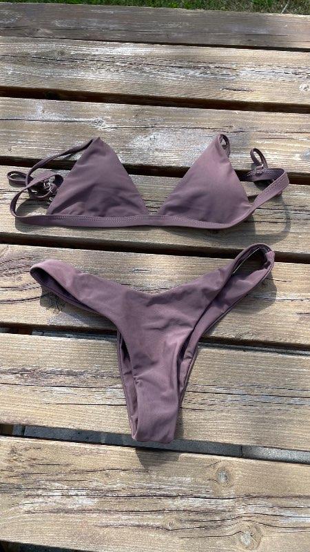 Bikiní sett brúnt