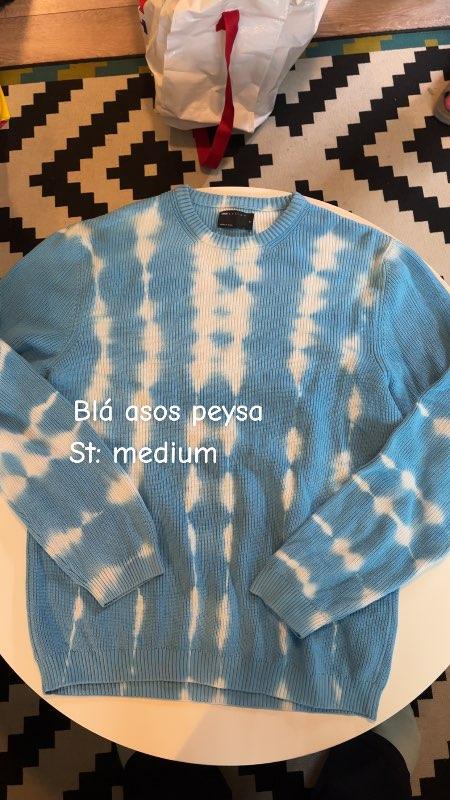 Blá asos peysa