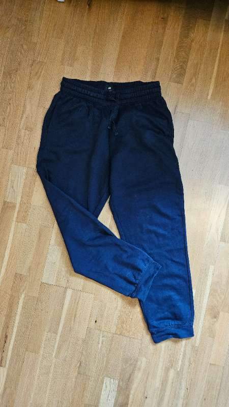 Bláar HM joggingbuxur