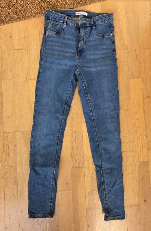 Bláar Perfect Jeans gallabuxur