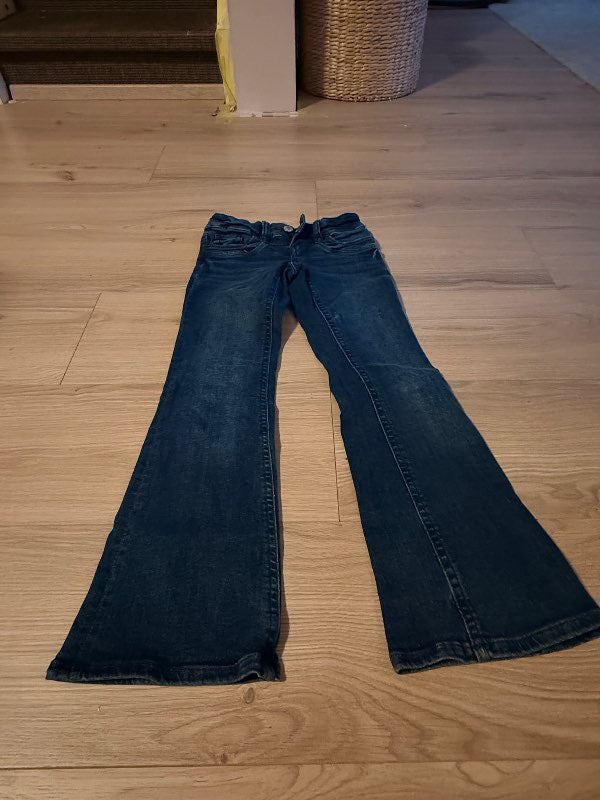 Bláar gallabuxur Gina Tricot