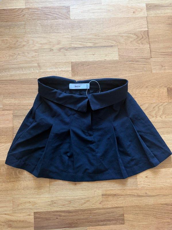 Black miniskirt