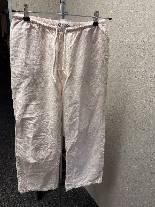 Bleikar bólmullar buxur Brandy Melville