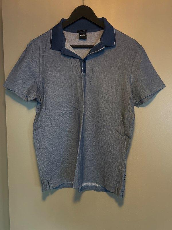 Boss blár polo