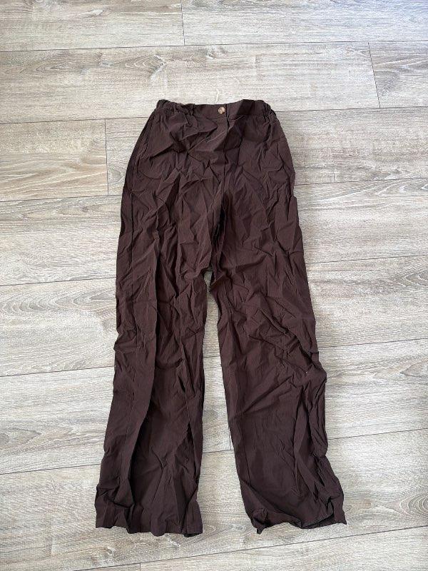 Brúnar vintage útivistarbuxur