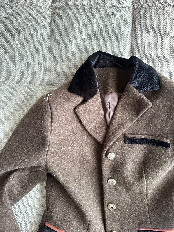 Brúnn ullarblazer