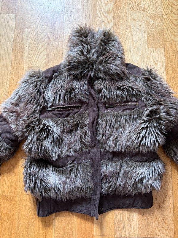 Brúnn vintage jakki