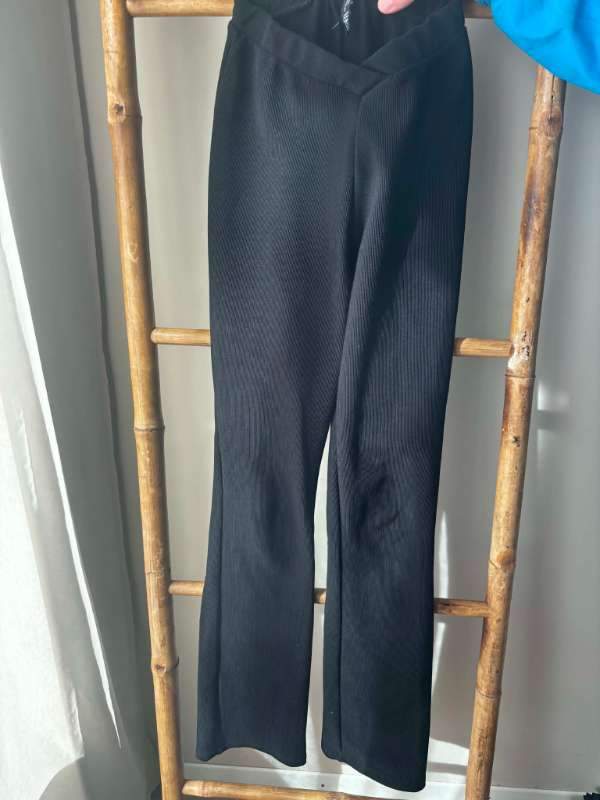 Buxur ZARA svartar teygju