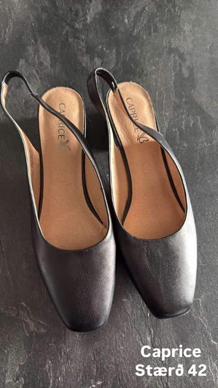 Caprice sling back skór