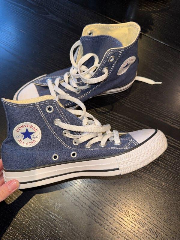 Converse skór bláir nýjir