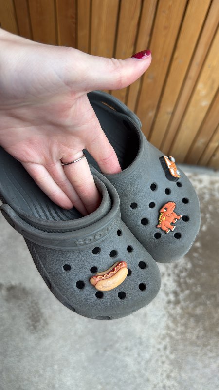 Crocs skór gráir