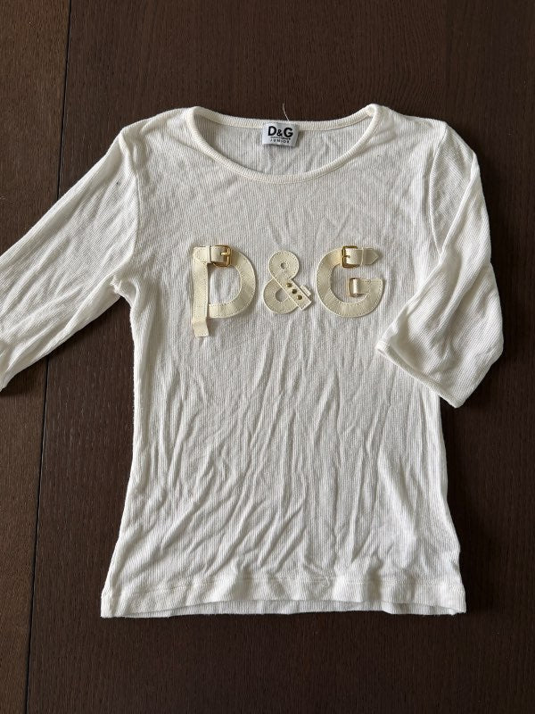 D&G hvítur bolur