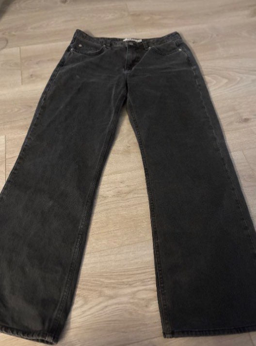 Dökk gráar low waist