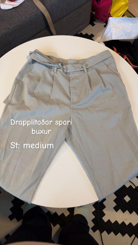 Drapplitaðar sparibuxur