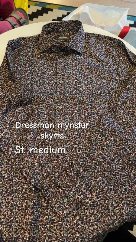 Dressman mynstur skyrta