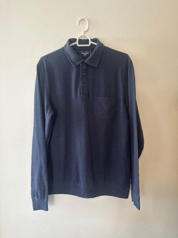 Dressmann síðerma polo bolur