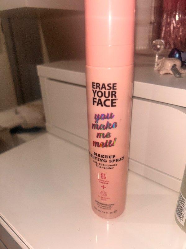 Erase your face melt your makeup