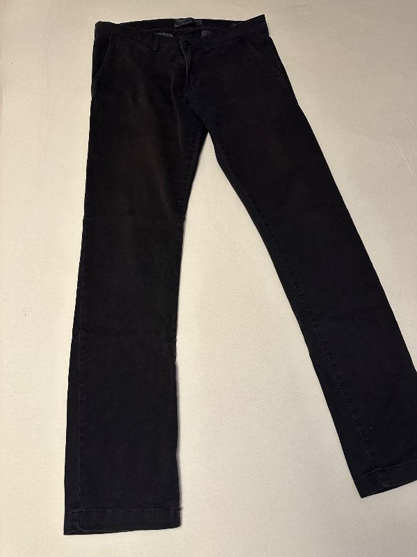 Gallabuxur svartar slimfit