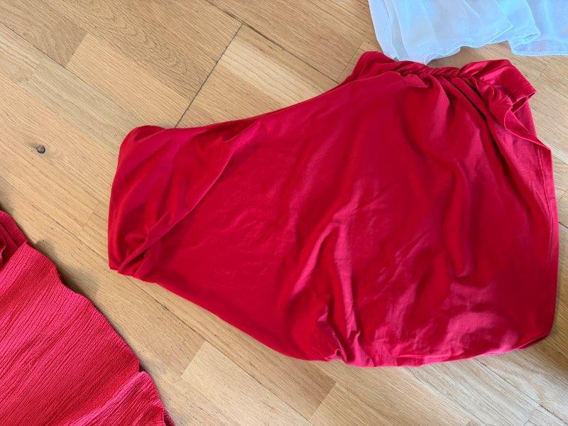 Gina tricot rauður bolur
