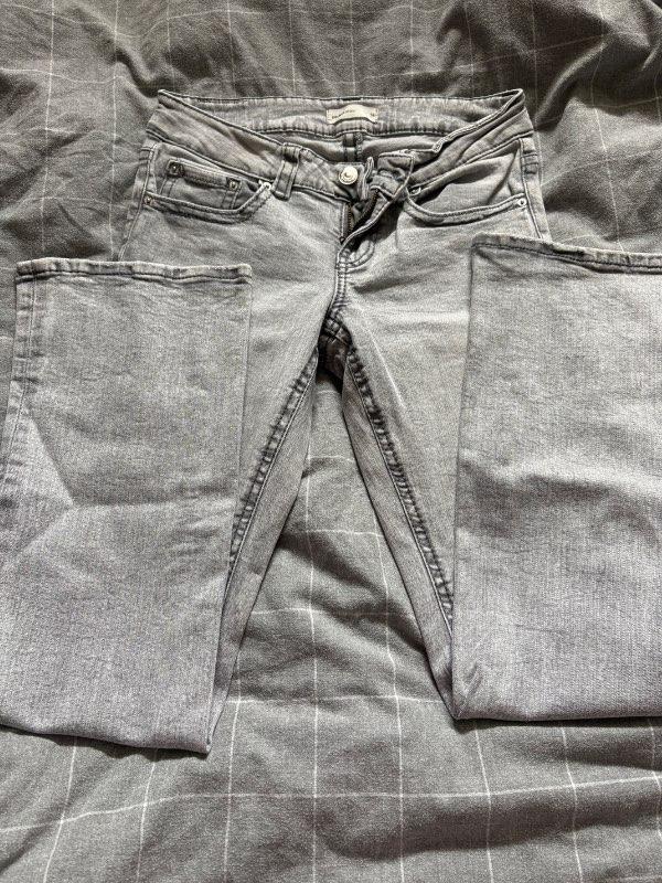 Gráar gina tricot gallabuxur