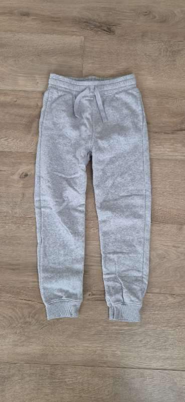 Gráar þykkari buxur