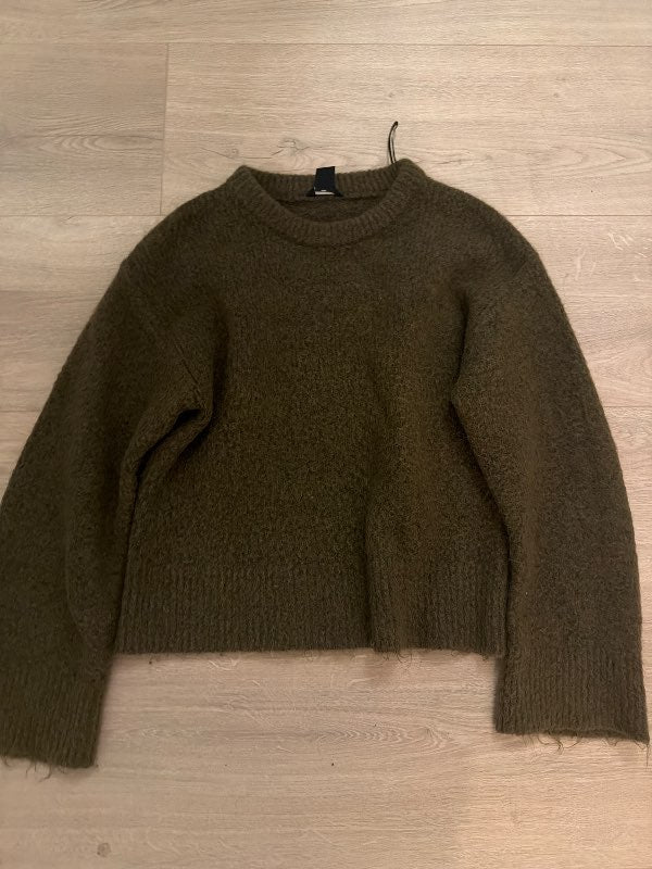 Græn mjúk peysa