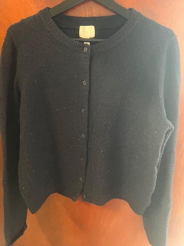 H&M blá golla