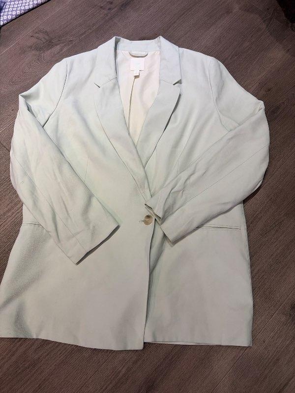 H&M grænn blazer