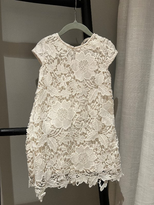*H&M hvítur blómakjóll