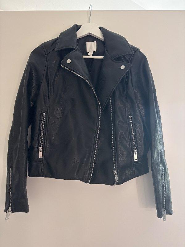H&M leðurjakki