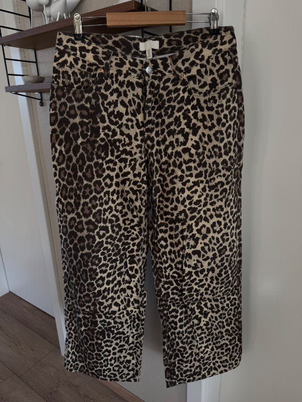 H&M leopard gallabuxur