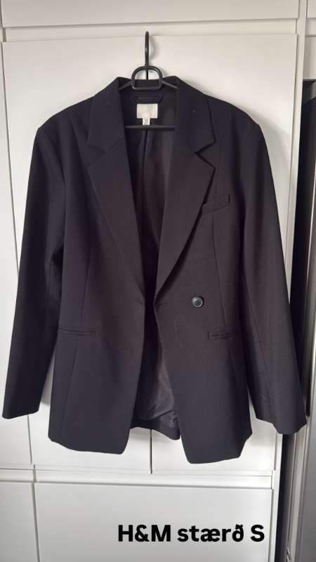 H&M svartur blazer