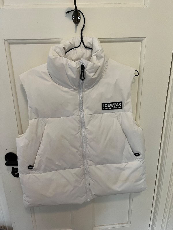 Hvít Icewear vatteruð vesti