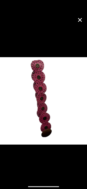 Bleikt belti-vintage