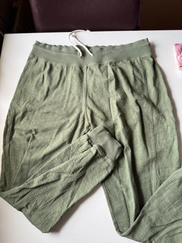Joggingsbuxur grænar