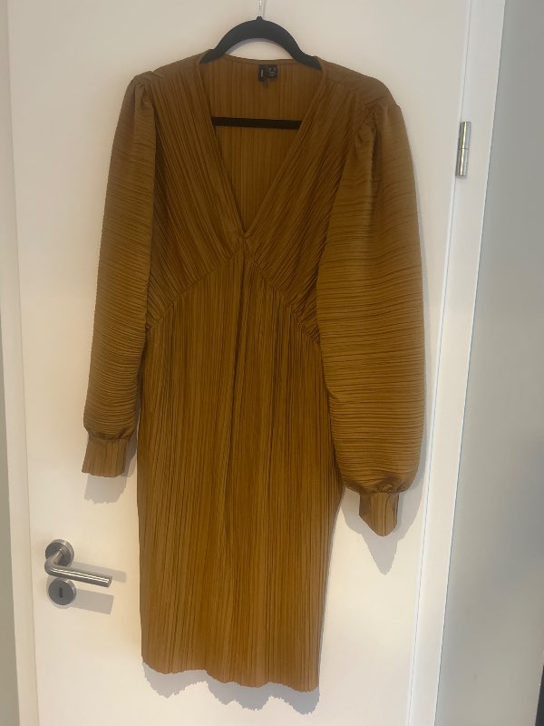 Kjóll gulur vera moda ir