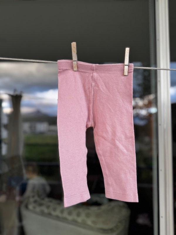 Leggings bleikar st.74