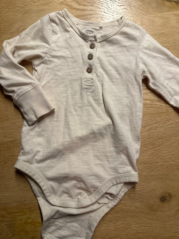 Lindex beige hneppt samfella