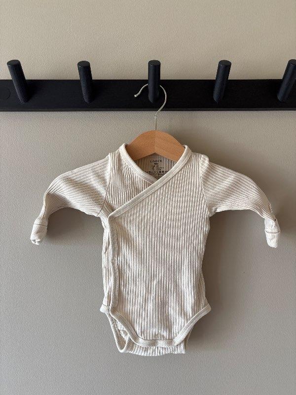 Lindex hvít samfella ribbed