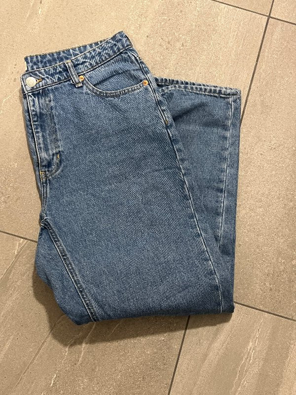 Lindex ljósar gallabuxur