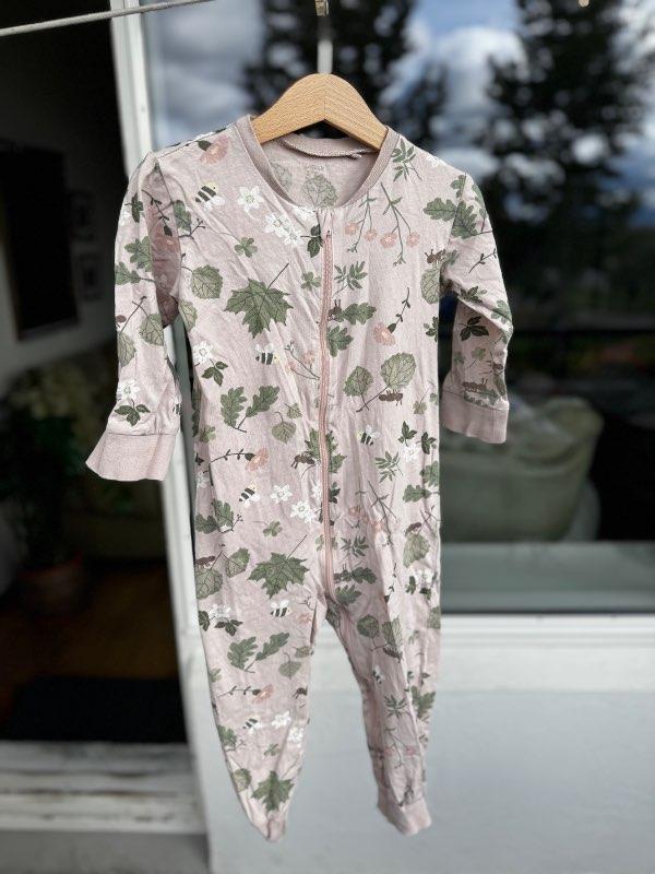 Lindex náttgalli ljósbleikur st.92