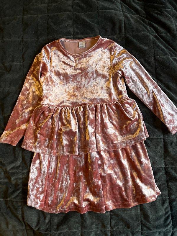 Lindex pink shiny dress